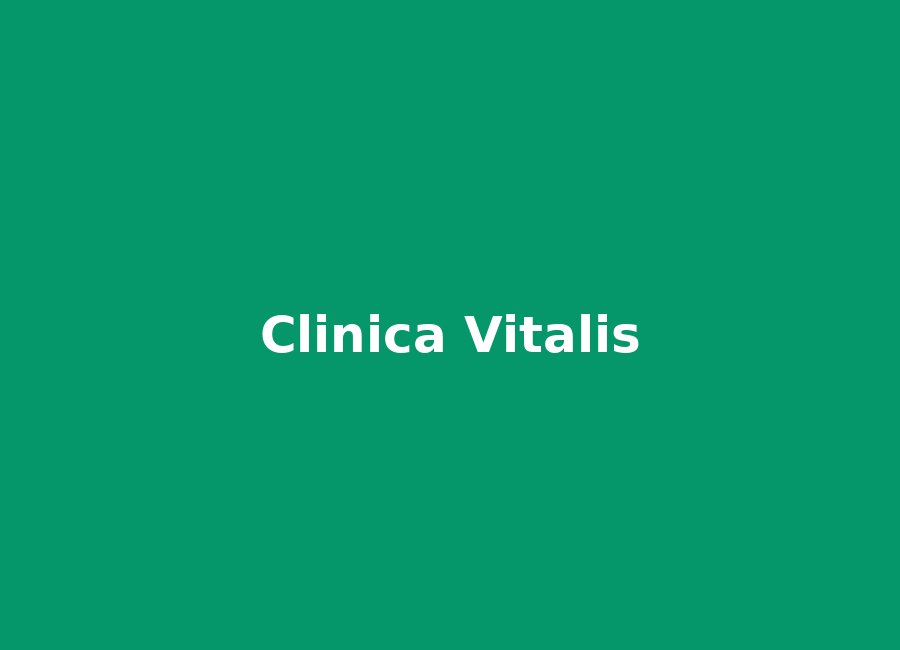 Sitio web institucional - Clínica Vitalis